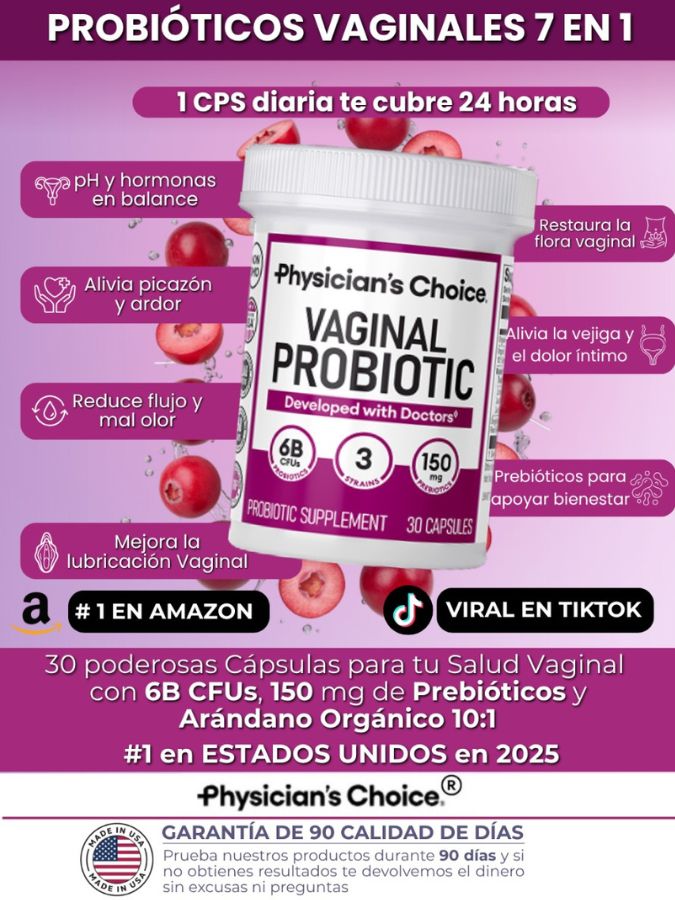 Probiótico Salud Vaginal - XL 60 cápsulas