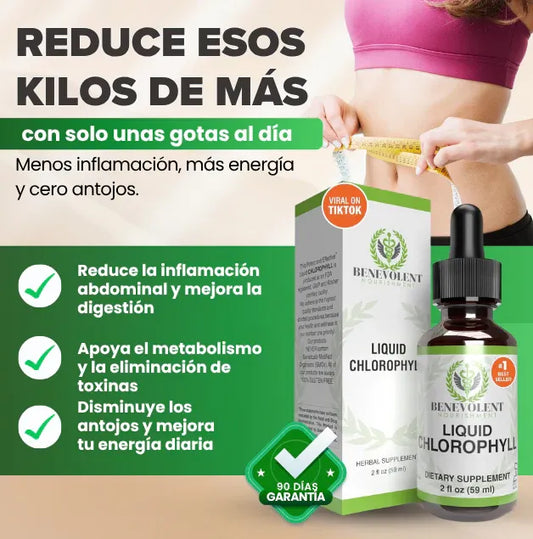 Clorofila Líquida Benevolent - Detox Natural